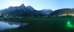 Archived image Webcam Ehrwald-Lermoos: Golf Club Zugspitze 23:00