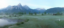 Archived image Webcam Ehrwald-Lermoos: Golf Club Zugspitze 05:00