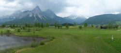Archived image Webcam Ehrwald-Lermoos: Golf Club Zugspitze 13:00