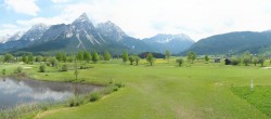 Archiv Foto Webcam Golfclub Zugspitze-Tirol Ehrwald-Lermoos 13:00