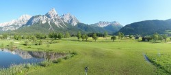 Archiv Foto Webcam Golfclub Zugspitze-Tirol Ehrwald-Lermoos 17:00