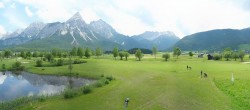 Archiv Foto Webcam Golfclub Zugspitze-Tirol Ehrwald-Lermoos 13:00