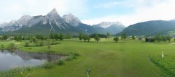 Archiv Foto Webcam Golfclub Zugspitze-Tirol Ehrwald-Lermoos 17:00