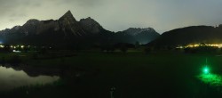 Archiv Foto Webcam Golfclub Zugspitze-Tirol Ehrwald-Lermoos 23:00
