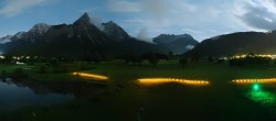 Archiv Foto Webcam Golfclub Zugspitze-Tirol Ehrwald-Lermoos 23:00