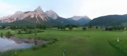 Archiv Foto Webcam Golfclub Zugspitze-Tirol Ehrwald-Lermoos 19:00