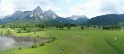 Archived image Webcam Ehrwald-Lermoos: Golf Club Zugspitze 15:00