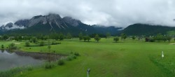 Archived image Webcam Ehrwald-Lermoos: Golf Club Zugspitze 07:00