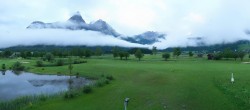 Archived image Webcam Ehrwald-Lermoos: Golf Club Zugspitze 19:00