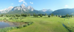 Archiv Foto Webcam Golfclub Zugspitze-Tirol Ehrwald-Lermoos 17:00