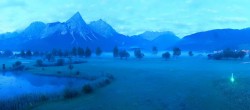 Archiv Foto Webcam Golfclub Zugspitze-Tirol Ehrwald-Lermoos 03:00