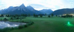 Archiv Foto Webcam Golfclub Zugspitze-Tirol Ehrwald-Lermoos 23:00
