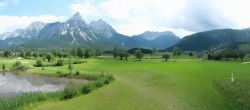 Archiv Foto Webcam Golfclub Zugspitze-Tirol Ehrwald-Lermoos 13:00