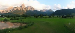 Archiv Foto Webcam Golfclub Zugspitze-Tirol Ehrwald-Lermoos 19:00