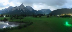 Archiv Foto Webcam Golfclub Zugspitze-Tirol Ehrwald-Lermoos 23:00