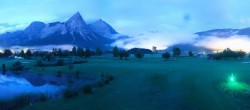 Archiv Foto Webcam Golfclub Zugspitze-Tirol Ehrwald-Lermoos 03:00