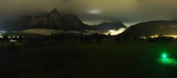 Archiv Foto Webcam Golfclub Zugspitze-Tirol Ehrwald-Lermoos 23:00