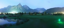 Archived image Webcam Ehrwald-Lermoos: Golf Club Zugspitze 19:00
