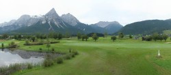 Archived image Webcam Ehrwald-Lermoos: Golf Club Zugspitze 09:00