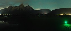 Archived image Webcam Ehrwald-Lermoos: Golf Club Zugspitze 01:00