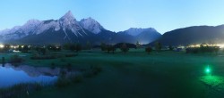 Archiv Foto Webcam Golfclub Zugspitze-Tirol Ehrwald-Lermoos 19:00