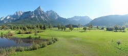 Archiv Foto Webcam Golfclub Zugspitze-Tirol Ehrwald-Lermoos 15:00