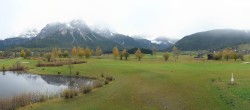 Archived image Webcam Ehrwald-Lermoos: Golf Club Zugspitze 11:00