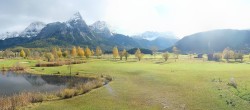 Archived image Webcam Ehrwald-Lermoos: Golf Club Zugspitze 13:00