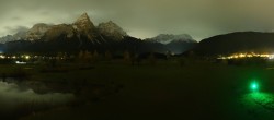Archived image Webcam Ehrwald-Lermoos: Golf Club Zugspitze 23:00