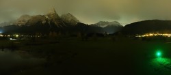 Archived image Webcam Ehrwald-Lermoos: Golf Club Zugspitze 01:00