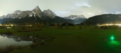 Archiv Foto Webcam Golfclub Zugspitze-Tirol Ehrwald-Lermoos 19:00