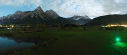 Archiv Foto Webcam Golfclub Zugspitze-Tirol Ehrwald-Lermoos 23:00