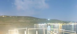 Archived image Webcam Bingen - Hotel Papa Rhein 23:00