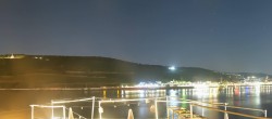 Archived image Webcam Bingen - Hotel Papa Rhein 23:00
