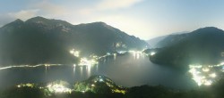 Archiv Foto Webcam Valle di Ledro - Blick auf den Ledrosee 23:00
