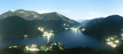 Archiv Foto Webcam Valle di Ledro - Blick auf den Ledrosee 20:00