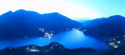 Archiv Foto Webcam Valle di Ledro - Blick auf den Ledrosee 22:00