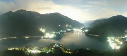 Archiv Foto Webcam Valle di Ledro - Blick auf den Ledrosee 21:00