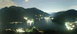 Archiv Foto Webcam Valle di Ledro - Blick auf den Ledrosee 23:00