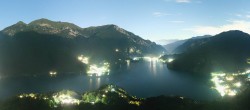 Archiv Foto Webcam Valle di Ledro - Blick auf den Ledrosee 23:00