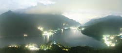 Archiv Foto Webcam Valle di Ledro - Blick auf den Ledrosee 23:00