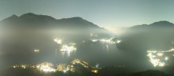 Archiv Foto Webcam Valle di Ledro - Blick auf den Ledrosee 23:00