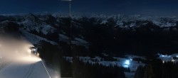 Archiv Foto Webcam Westendorf - Bergstation Fleiding 23:00