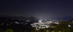 Archiv Foto Webcam Viktorsberg - Blick auf Feldkirch 23:00