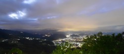 Archiv Foto Webcam Viktorsberg - Blick auf Feldkirch 23:00