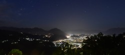 Archiv Foto Webcam Viktorsberg - Blick auf Feldkirch 23:00