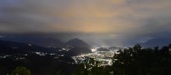 Archiv Foto Webcam Viktorsberg - Blick auf Feldkirch 23:00