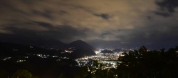 Archiv Foto Webcam Viktorsberg - Blick auf Feldkirch 23:00