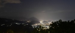Archiv Foto Webcam Viktorsberg - Blick auf Feldkirch 23:00