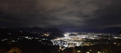 Archiv Foto Webcam Viktorsberg - Blick auf Feldkirch 23:00